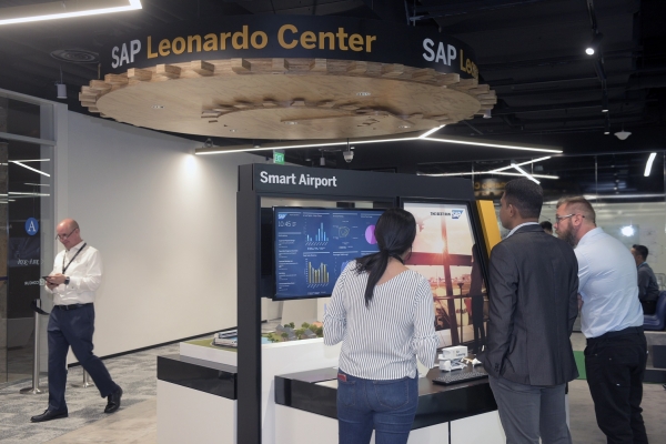 싱가포르 SAP 레아노르도 센터 부스 모습 [사진=SAP]
