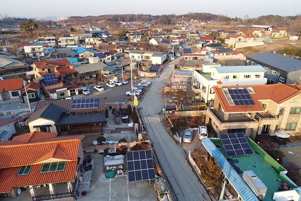 청주시 강서동에 조성된 강서생태마을 [사진=충청북도청]