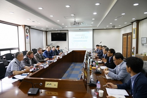 러시아 최대 전력망 기업인 로세티가 한국전기연구원을 방문해 전력망 등 에너지 협력을 강화하기로 했다. [사진=한국전기연구원]