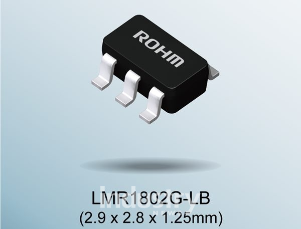 로옴의 Low noise CMOS OP Amp LMR1802G-LB [사진=로옴]