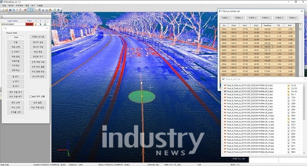 이지스의 ‘XD-Road Map' 자동패턴 분석 마우스 포인터 표시화면 [사진=이지스]
