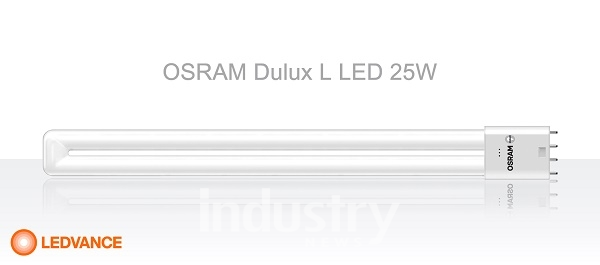 레드밴스가 55W의 이관 형광램프를 대체할 수 있는 오스람  Dulux L LED를 출시했다. [사진=레드밴스]