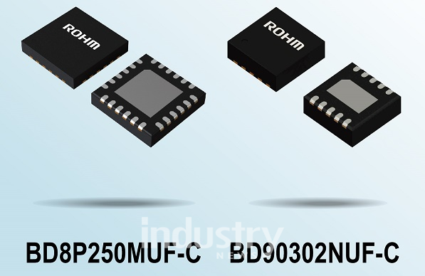 로옴이 업계 최고의 저소비전류와 안정 성능을 실현한 자동차 전자 제어 유닛용 승강압 전원 칩 세트를 개발했다. [사진=로옴]