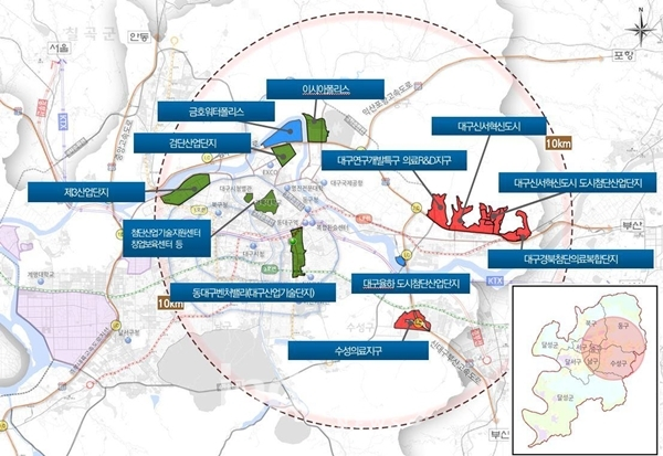 국가혁신융복합단지 지구지정 범위 [사진=대구시]