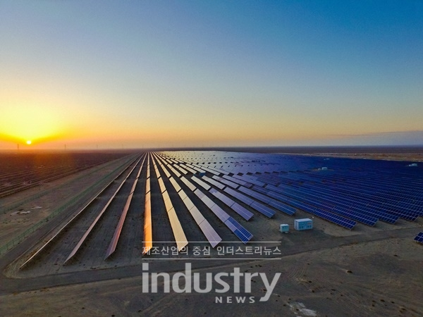 50MW 규모의 태양광발전소 전경 [사진=Suntech]