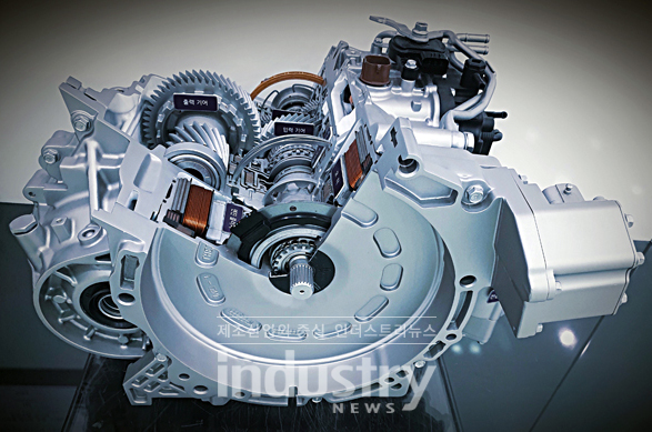 현대차그룹의 능동변속제어(ASC) 기술이 적용된 하이브리드용 6단 자동변속기. [사진=현대차그룹]