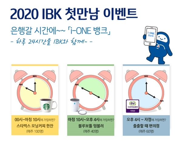 IBK기업은행이 새해맞이 ‘2020 IBK 첫만남 이벤트’를 선보인다. [사진=IBK기업은행]