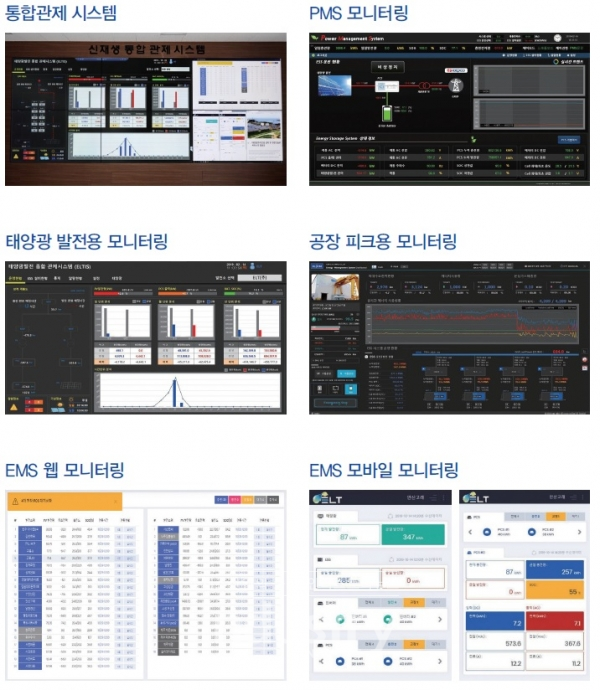 이엘티가 공급 중인 다양한 모니터링 시스템 [사진=이엘티]