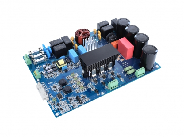 인피니언 테크놀로지스이 빠른 모터 설계를 지원하기 위해 CoolSiC MOSFET MADK (modular application design kit) 보드를 선보였다. [사진=인피니언]