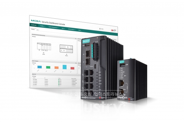Moxa가 출시한 SDC 보안관리 소프트웨어와 보안 솔루션 [사진=Moxa]