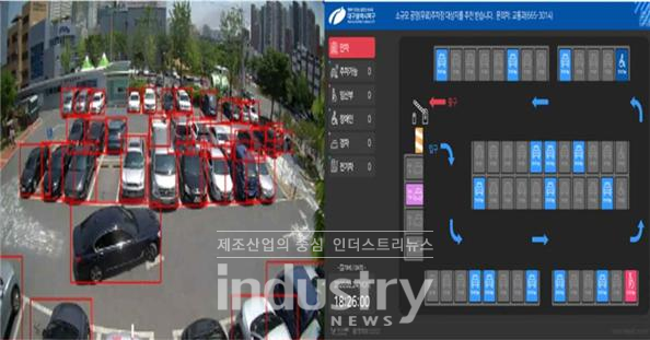 스마트주차시스템 및 빈자리 정보 제공 화면 [사진=대구시]