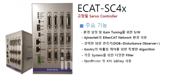 고정밀 서보컨트롤러 ECAT-SC4x [자료=아진엑스텍]