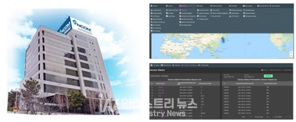 OneM2M 생산 모니터링 적용사례 [사진=엔컴]