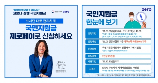 코로나 상생 국민지원금을 제로페이로 신청해 상생 가치를 나눌 수 있다. [사진=한국간편결제진흥원]