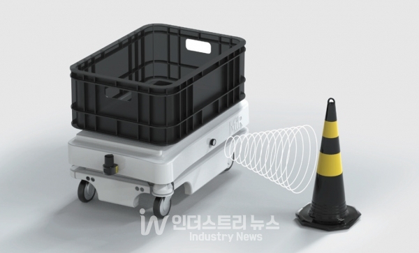 이동 로봇 및 AGV 등에 설치해 주행 시 물체의 유무 혹은 거리를 확인할 수 있다. [사진=오토닉스]<br>