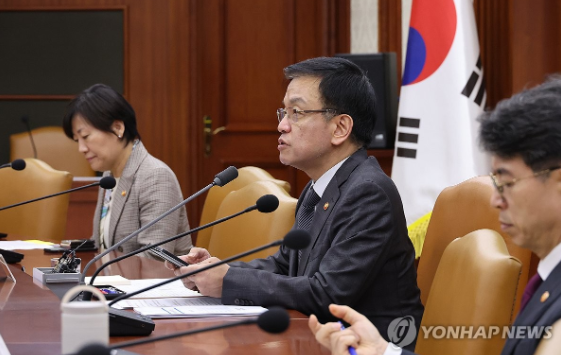 최상목 경제부총리가 28일 오전 서울 종로구 정부서울청사에서 열린 경제관계장관회의에서 발언하고 있다 / 사진= 연합뉴스