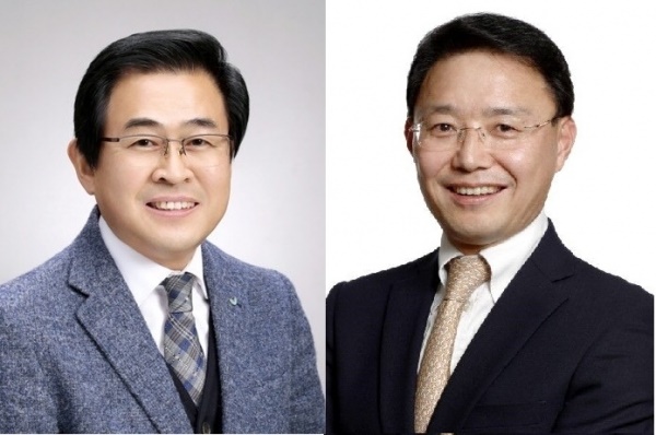 @ (왼쪽부터) 도세호 SPC 단독대표와 임병선 전 SPC 각자대표. /사진=SPC그룹