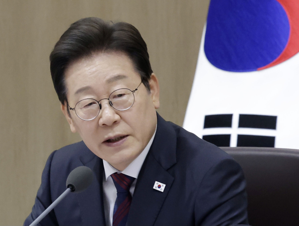 이재명 대통령이 지난 5일 서울 용산 대통령실 청사에서 열린 국무회의에서 발언하고 있다. /사진=대통령실통신사진기자단