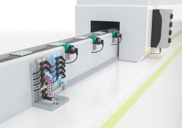IO-LINK 설치사례: 컨베이어 [사진=페펄앤드푹스]