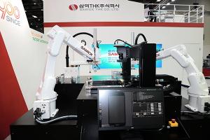 [포토] 삼익THK, 셀 공정자동화 시스템에 최적화된 산업용 로봇 선보여