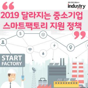 [카드뉴스] 2019 달라지는 중소기업 스마트팩토리 지원 정책