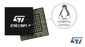 ST, 리눅스 배포판 STM32MP1 마이크로프로세서 시리즈 출시