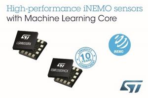 ST마이크로일렉트로닉스, 머신러닝 코어 적용 하이-엔드 iNEMO 센서 출시