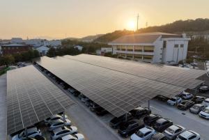 태광산업, 울산공장에 1MW 주차장 태양광 설치
