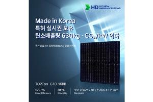 HD현대에너지솔루션, N타입 TOPCon 셀 양산… 美·글로벌 진출 박차