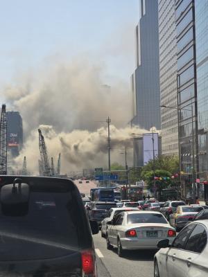 강남 코엑스 화재로 1000여명 대피 소동… 2시간여 만에 진화