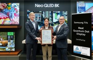 삼성전자 QLED TV, TUV 라인란드 ‘리얼 퀀텀닷 디스플레이’ 인증 획득