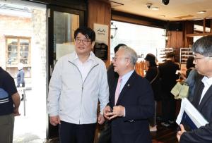 권재한 농촌진흥청장, 대전 성심당 방문…국산 밀 산업화 협력 논의