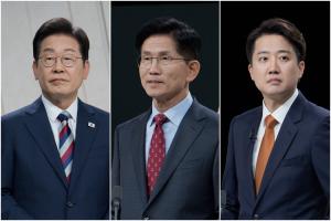 공표금지 전 마지막 여론조사...이재명 49.2%·김문수 36.8%·이준석 10.3% [리얼미터]