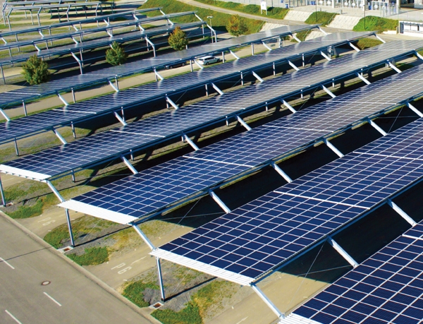 독일 호펜하임의 1MW 규모 태양광발전소에 적용된 솔라엣지 시스템 [사진=솔라엣지]