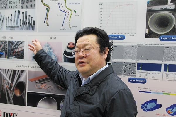 대영금속 장민우 대표는 앞으로도 소재 개발을 통한 뿌리 산업 발전에 기여하겠다고 밝혔다.[사진=Industry News 박관희 기자]