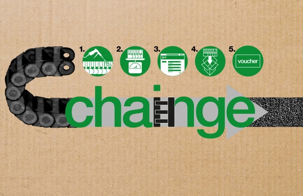 이구스가 친환경을 선도하는 ‘igus green chain-ge’ 캠페인을 발표했다. [사진=이구스]