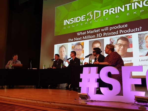 지난 2019년 열린 인사이드 3D 프린팅 컨퍼런스&엑스포 패널 토론의 모습 [사진=인사이드 3D프린팅 사무국]
