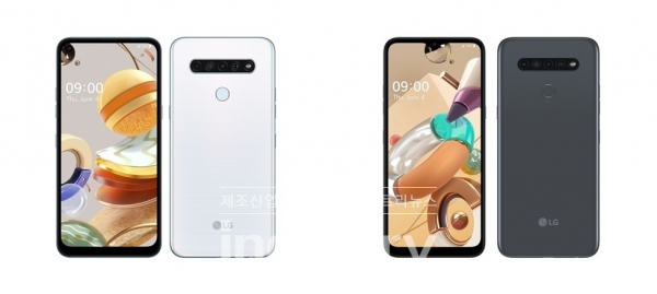 LG전자가 6월 4일(현지시각) 벨, 비디오트론 등 캐나다 이동통신사를 통해 ‘LG K61’(왼쪽), ‘LG K41S’(오른쪽) 실속형 스마트폰 2종을 출시했다. [사진=LG전자]