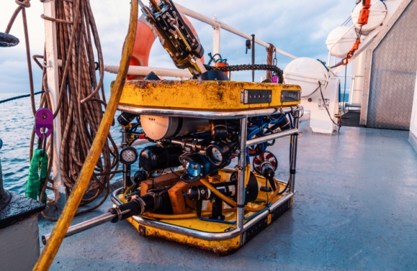바다 속에서 다양한 작업들을 수행하는 로봇은 ROV이다. 항만, 선박, 해상플랫폼 등과 관련된 사전검사, 유지보수 작업에 유용하다. [사진=utoimage]