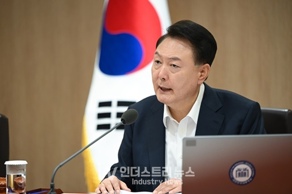 윤석열 대통령(사진)이 2일 서울 용산 대통령실 청사에서 열린 제 29회 국무회의에서 발언하고 있다. [사진=대통령실]