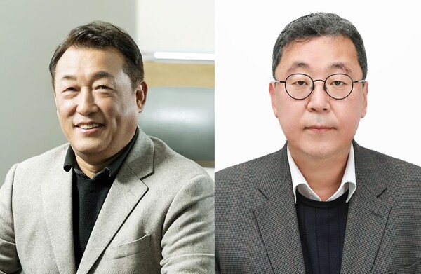기아 최준영 사장(왼쪽)과 현대글로비스 이규복 사장./사진=현대자동차