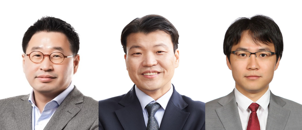 (왼쪽부터) 김준환 부사장, 윤상필·안재호 상무./사진=호텔신라