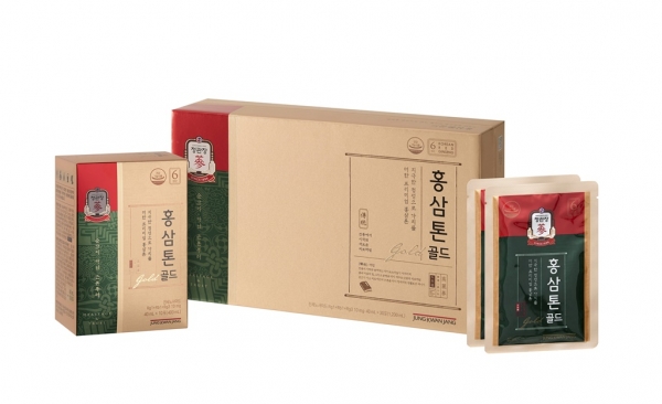 리뉴얼 출시 된 홍삼톤 골드. /사진=KGC인삼공사