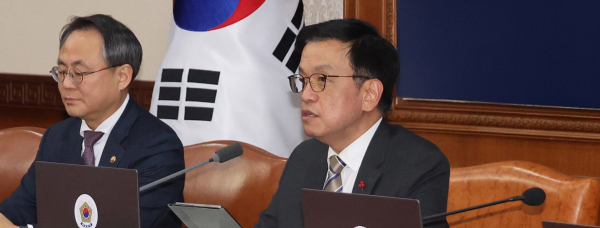 최상목 대통령 권한대행 부총리 겸 기획재정부 장관이 31일 정부서울청사에서 국무회의를 하고 있다. /사진=연합뉴스