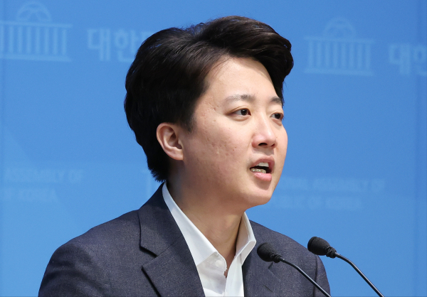 이준석 개혁신당이 의원이 국회 소통관에서 발언하고 있다. /사진=연합뉴스