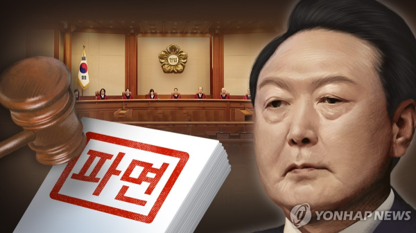 윤석열 파면 그래픽. /자료=연합뉴스
