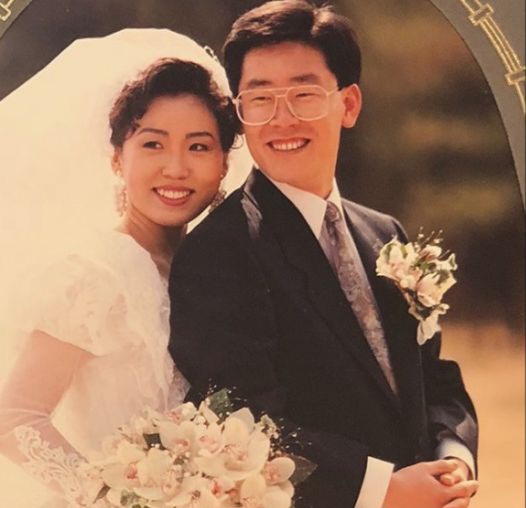 이재명 더불어민주당 대선 후보와 배우자인 김혜경씨의 결혼 사진. /사진=이재명 후보 소셜미디어 캡처