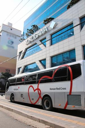 한국요꼬가와전기, ‘임직원 단체 헌혈’ 실시